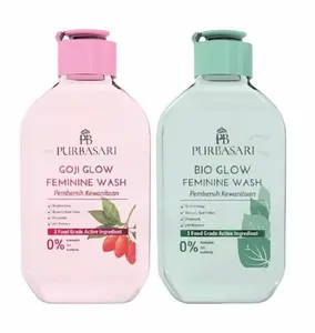 Purbasari Pembersih Kewanit￼Purbasari Pembersih Kewanitaan Bio Glow Feminine Wash / Purbasari Goji Glow Feminine wash 60ml & 100mlaan Bio Glow Feminine Wash / Purbasari Goji Glow Feminine wash 60ml & 100ml