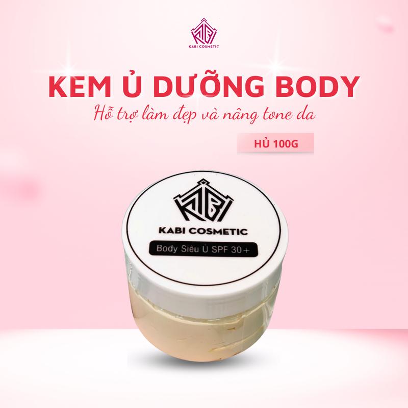 Kem Dưỡng Body Kabi Cosmetic 100g/hủ Hỗ Trợ Dưỡng Sáng Da Body Da Không Đều Màu Nâng Tone Làm Đẹp Da Body