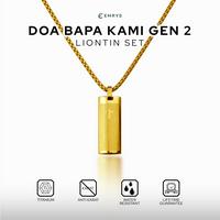 Gambar Emrys Liontin Set DOA BAPA KAMI GEN II Kalung Liontin Titanium Anti Karat Pria Wanita - SILVER dari Emrysid Kota Bandung 3 Tokopedia