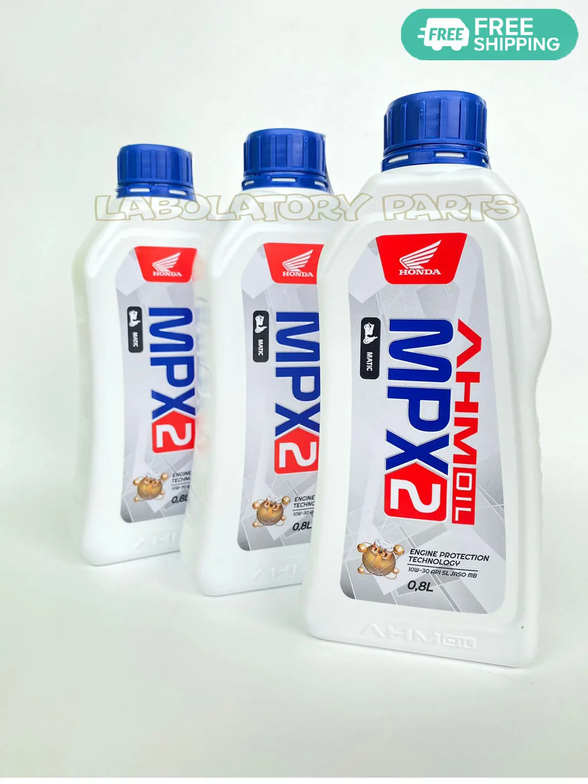 (PAKET 3BOTOL)- OLI MPX2 AHM ORI 800ML 10W-30 SESUAI HONDA MATIC VARIO BEAT SCOOPY GENIO DLL