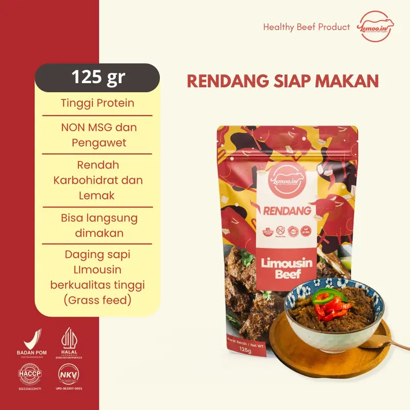 BUNDLING 2 Rendang Daging Sapi By Lemooin 1