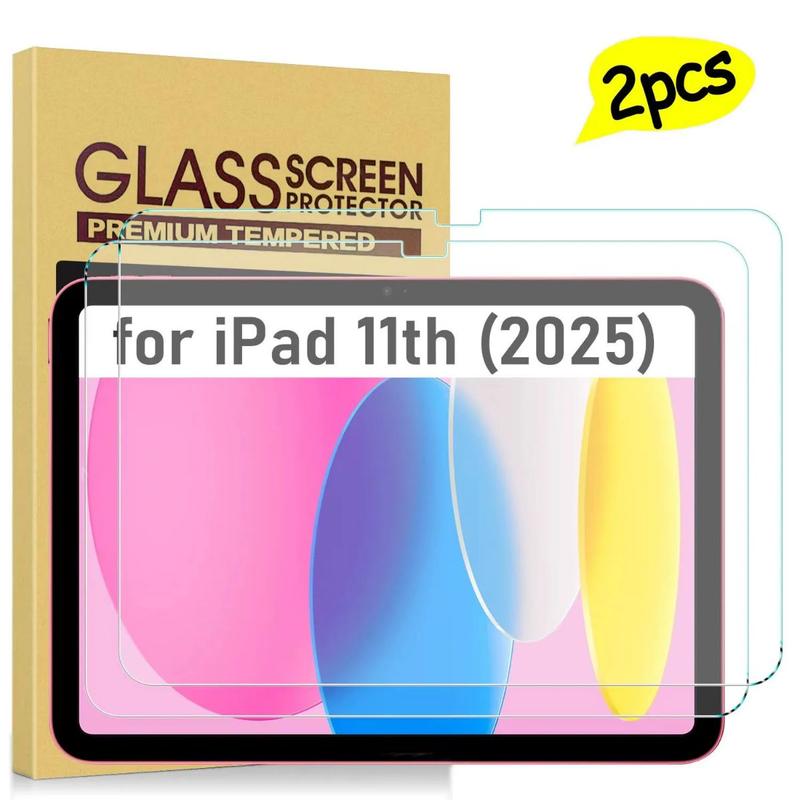 2Pcs For iPad 11/10th Generation Tempered Glass For 2025 iPad 11 inch /10th…