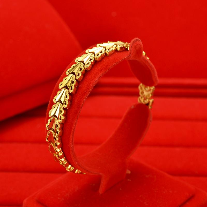 Product Introduction of Copper gold-plated watch chain, Geely bracelet, gold-plated accessories, non fading, non peeling alarm jewelry -24H shipping, free gift jewelry box 10