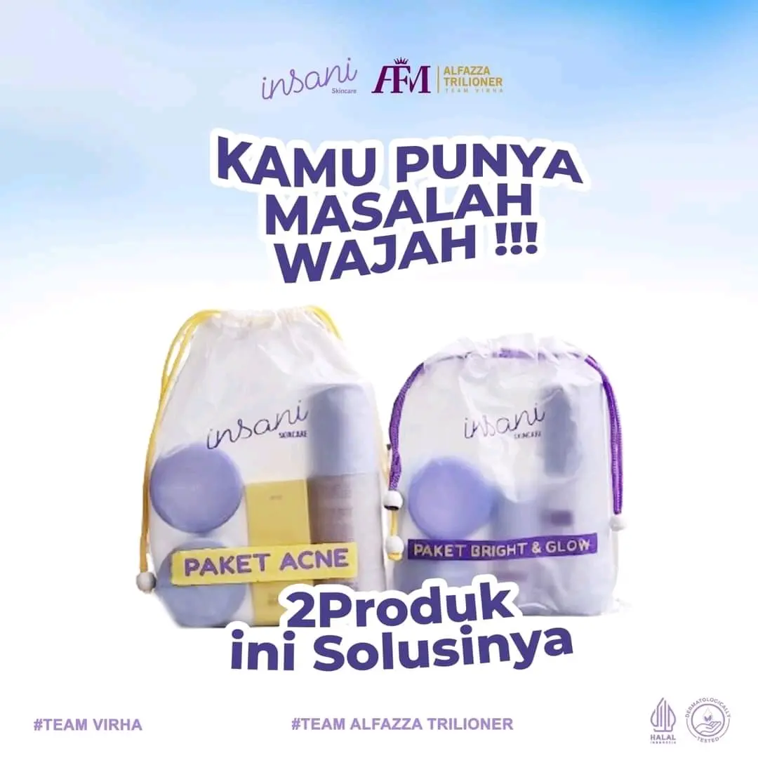 INSANI SKINCARE / PAKET SKINCARE CREAM INSANI BENWHITE C BBC TERBARU ORIGINAL BPOM Facial Cleanser Wajah Kusam Perawatan Mencerahkan