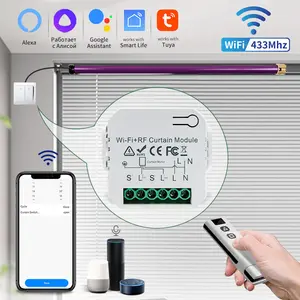 Tuya Smart WiFi Curtain Module Roller Shutter Switch Blinds Motor