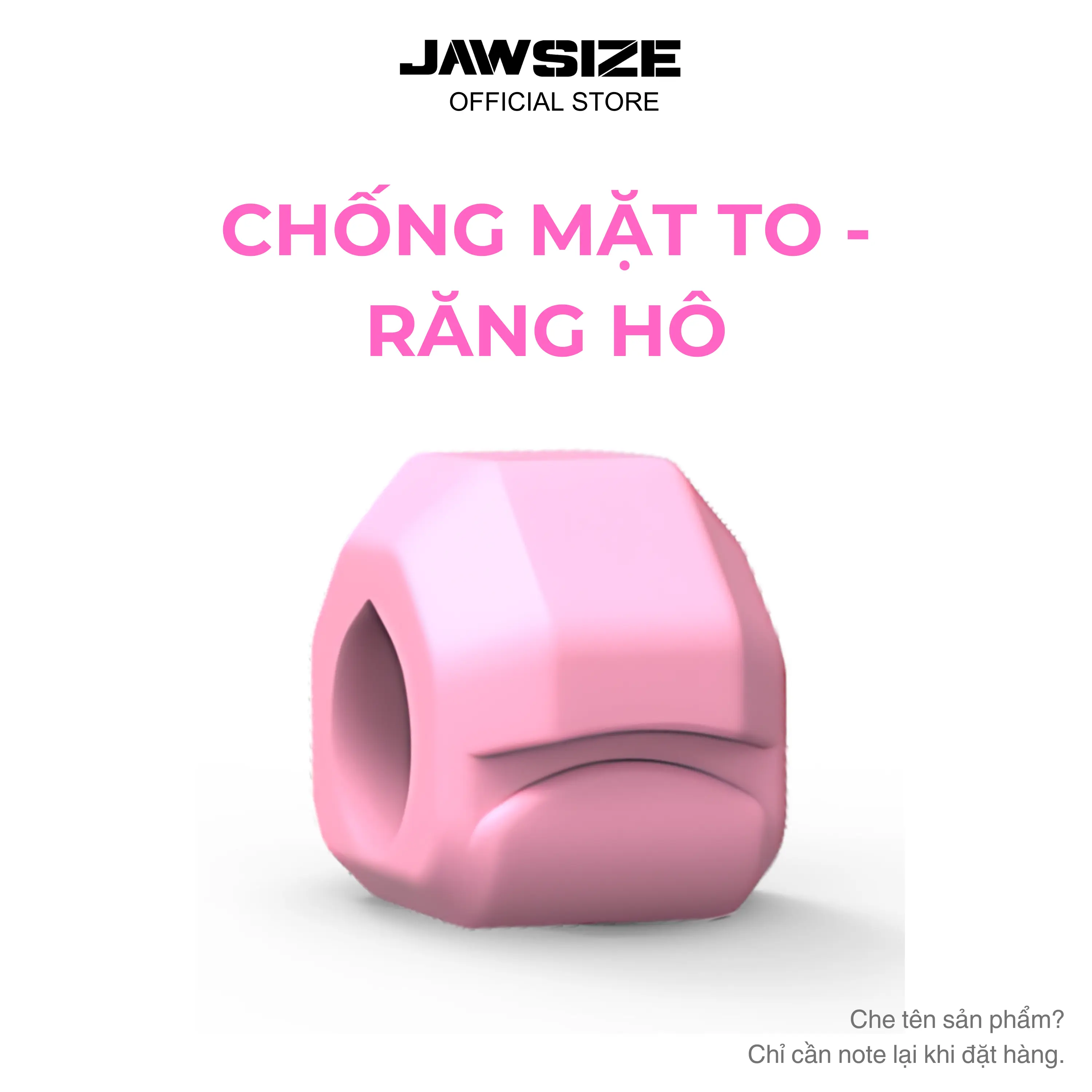 Mua 1 Tặng 1 - Bóng Tập Cơ Hàm Jawsize Mới - Chống Mặt To Răng Hô Khi Tập, Cải Thiện Nọng Lệch, Tạo Jawline