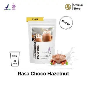 JBD Premium CHOCO HAZELNUT Bubuk Minuman Rasa CHOCO HAZELNUT 500gram BPOM HALAL