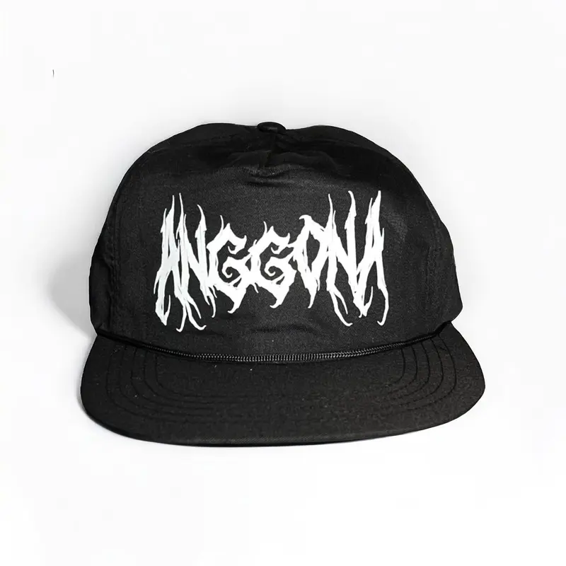 Topi Snapback Rope Hat Classic - Warna HItam Sablon Grafity Outfit Skena topi skena graffiti topi  snapback topi  skena 0
