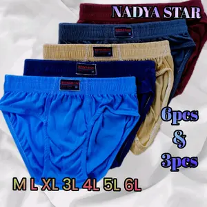 6Pcs Celana Dalam Pria Remaja Dewasa/CD Pria Remaja Dewasa Bonabon