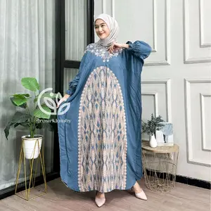 kaftan ayana busui super jumbo batik rayon premium adem tebal nyaman
