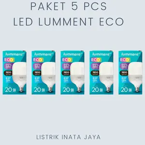 (5 PCS) LED MURAH 20WATT 30WATT 40WATT GARANSI NYALA Lampu Putih