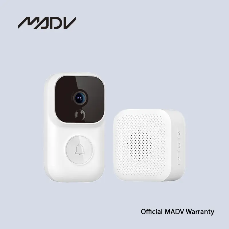 MadV Smart Doorbell 2M Security Camera Mi Home 2K HD Video 2 Way Audio Motion Detection