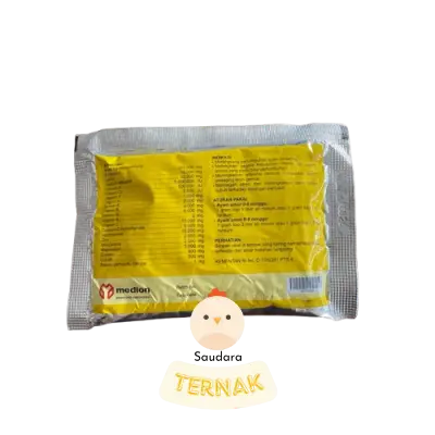 Neobro 100 gram Vitamin Suplemen Penggemuk Ayam Broiler Medion 1