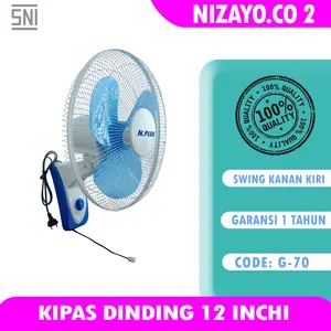 Kipas Angin Dinding 12 inci Original / Nplus Kipas Tembok / Kipas Dinding
