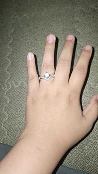 Product Review of OS2-R29 Cincin Wanita Permata Shiny Jewelry Garansi 1 Tahun Free Box COD Perhiasan Aksesoris Gift Anniversary Pacar Pasangan Cewek Cewe Kado Istri Ulang tahun Anti Karat Luntur High Quality Grade VVS1 5A Original Store R29 from u**8 1