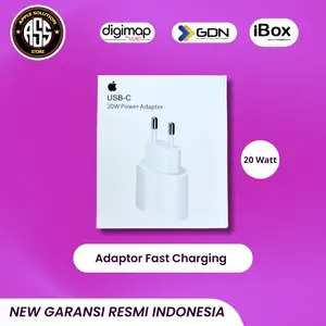 [ K x APPLE SOLUTION ] Power Adapter 20W USB-C Original Garansi Resmi indonesia Adaptor