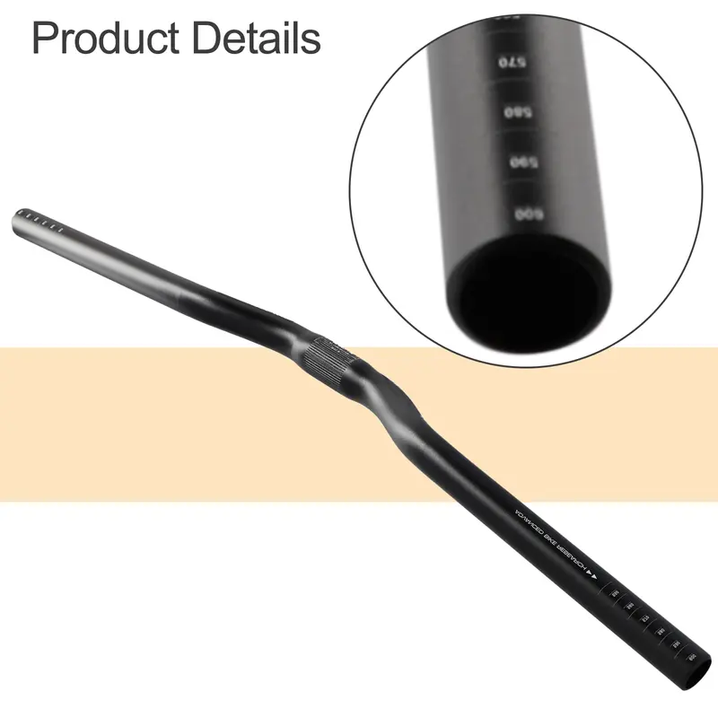 Tay Lái Tay Lái, Chất Liệu Nhôm, Tay Lái Gấp, Tay Lái Xe Đạp Leo Núi BMX MTB, Tay Lái Gấp, Chiều Cao Tay Lái 600Mm, Đường Kính 25,4Mm, Tay Lái Xe Đạp Leo Núi, Hàng Mới Về 3