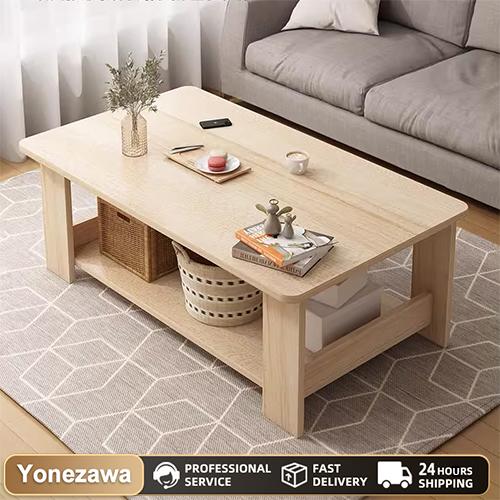Bàn Trà Sofa Gỗ 2 Tầng Bàn Cafe Phòng Khách Hiện Đại Phong Cách Bắc Âu Sang Trọng