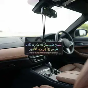 Islamic Car Decorations Dekorasi Mobil Islam Wangi Gaya Islam untuk Lemari dan Kereta Aroma Halus Tahan Lama Cocok untuk Sentuhan Spiritual