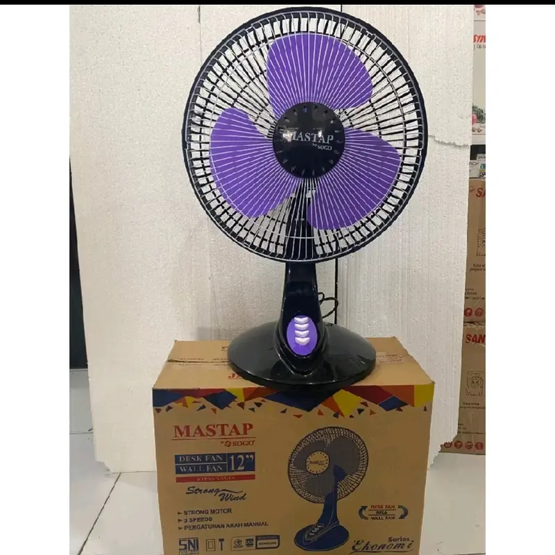 deskfan mastap 12inchi 2in1 bisa wallfan bisa deskfan 5