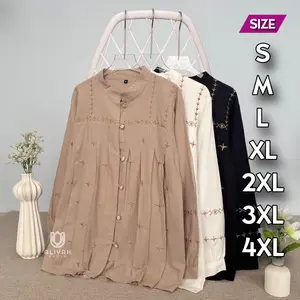 Rani Blouse Size S M L XL XXL XXXL XXXXL 2XL 3XL 4XL 5XL 5L Atasan Ukuran Jumbo Baju Big Size Kemeja Model Korea Over Size