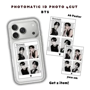 ID Photo + Poster Photomatic BTS Kpop