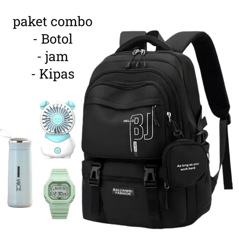 Tas Ransel Sekolah Anak Perempuan Tas Ransel Untuk SD SMP dan SMA Ransel Sudah Ada Dompet Koin 2