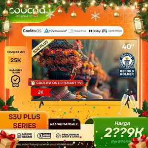 COOCAA 40S3U PLUS 40 inch - Coolita 3.0 - Smart TV - 2K LED - Voice Control - Dolby Audio (COOCAA 40S3U Plus)