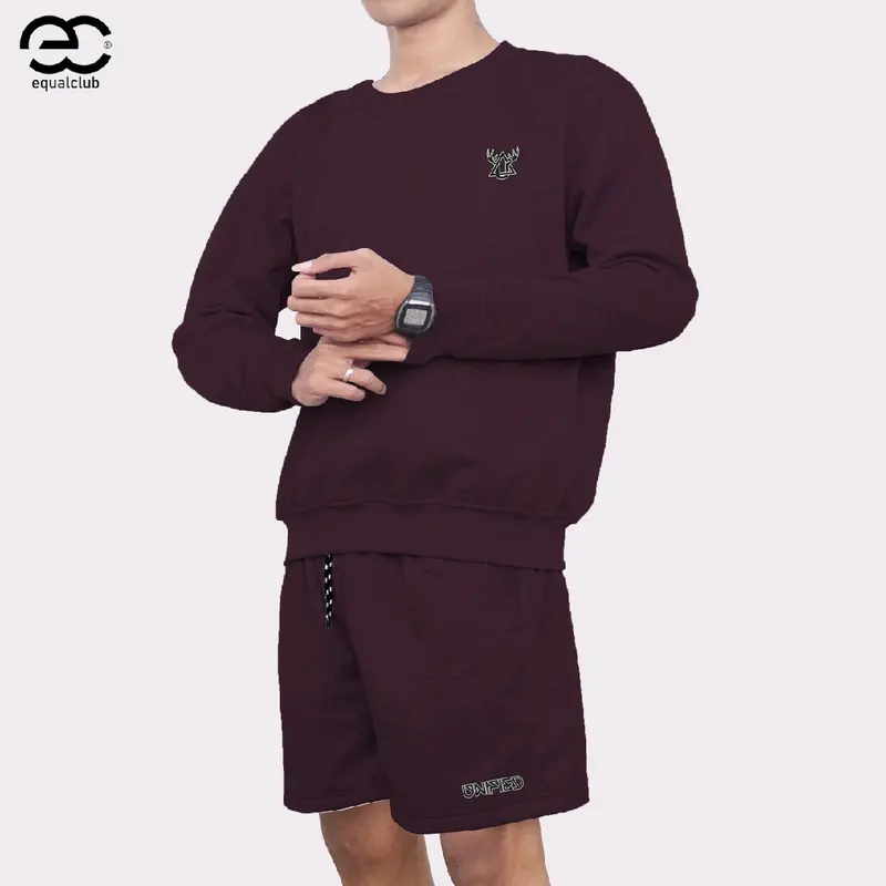 ONESET SETELAN SWEATER CREWNECK CELANA PENDEK BOARDSHORT | CASUAL | EQUAL CLUB 3