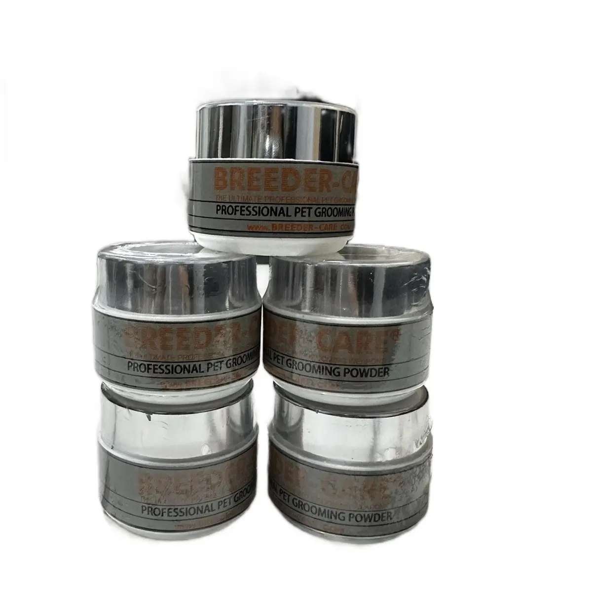 BREEDER CARE Profesional Pet Grooming Powder, Bedak Kucing Anti Stain Repack.