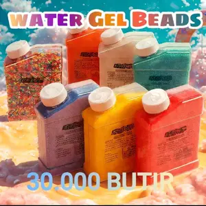 BEBE WATERBEAD REFILL botol pack Paket Isi Ulang 30000 3000 5000 Butir Gel Beads Aman untuk Kebutuhan Anda