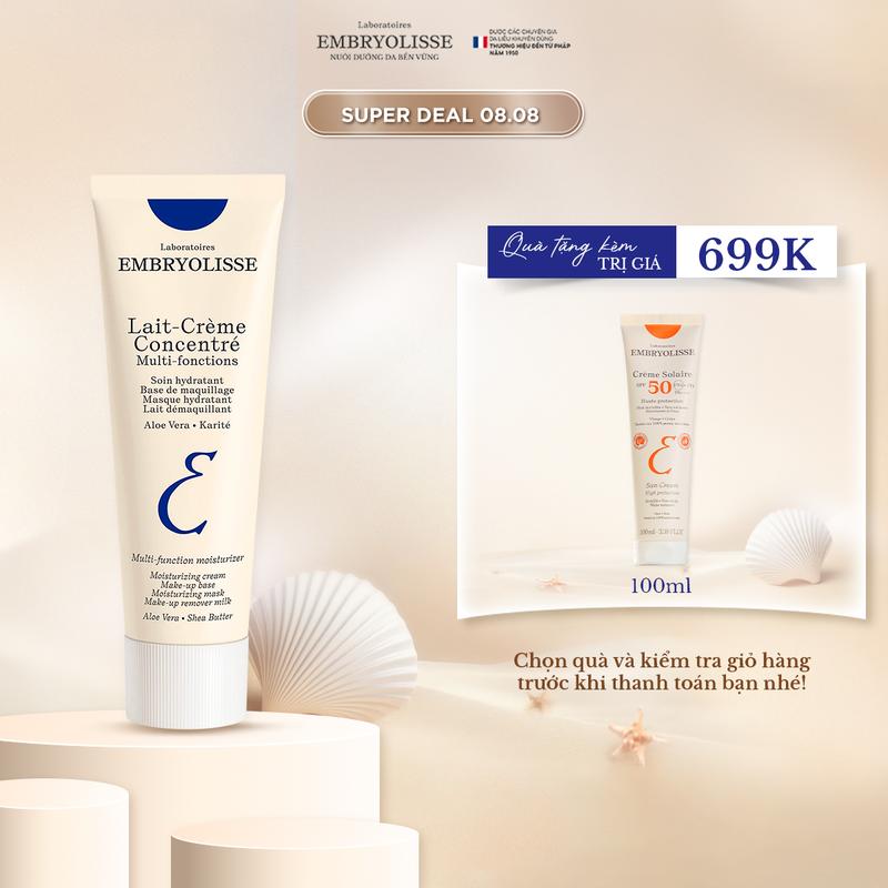 [SUPER DEAL 2] Kem Dưỡng Ẩm Phục Hồi Embryolisse Lait Creme Concentre 75ml