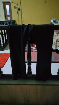 Product Review of FIXUP | (M-XXXXL) MONA CUTBRAY HIGHWAIST KULOT ANTI LECEK Wanita Celana Panjang Hitam from _**_ 0