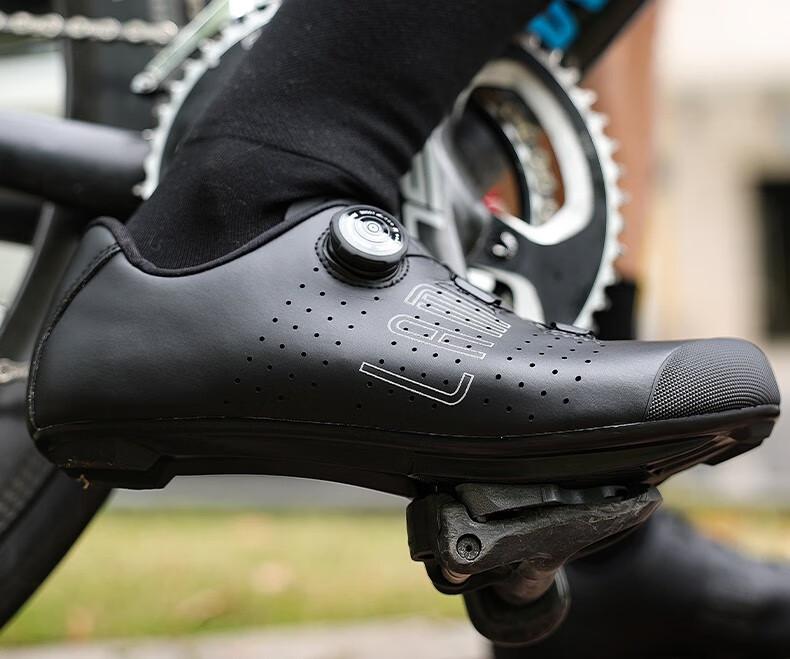 Product Introduction of LAMEDA New Cycling Professional Shoes Men Rubber Sole Bicycle Shoes Microfiber Upper Road Bike Unlocking Shoes 30