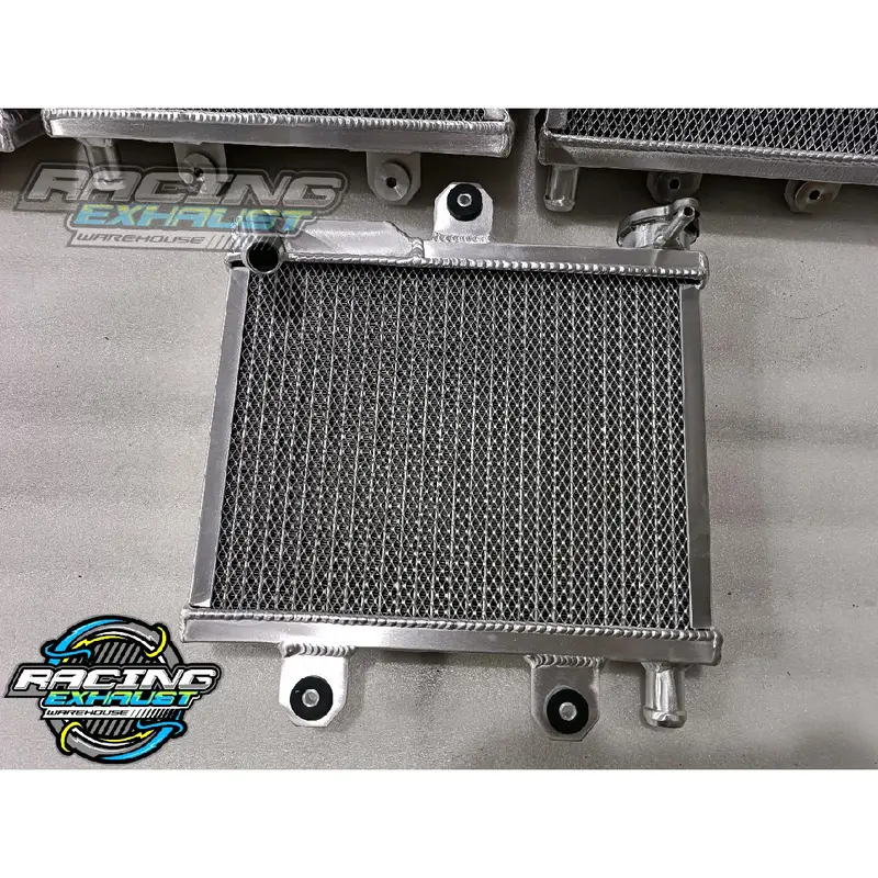 Radiator Alumunium Spac New Model ORIGINAL THAILAND Kotak Tebal Ada Pelindung Jaring Kisi kisi nya Kawasaki Ninja R RR SS Zx KR KRR New Old Victor ORI ASLI Thailand IMPORT Tebal 5
