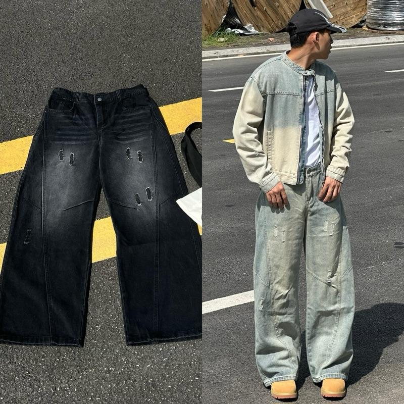 [DEAL MỞ BÁN] Quần Jean Ống Rộng Form Thụng Nam Nữ Chính Hãng Cửa Tiệm Số 23 [189]