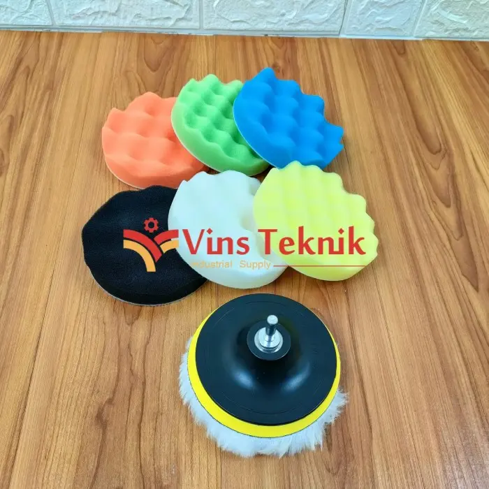 Polishing Pad Busa Poles 5inch SET Buffing Pad 9PCS Car 1