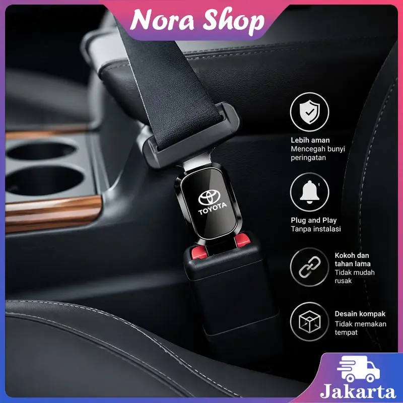Klip Extender Sabuk Pengaman Mobil Safety Seat Belt Buckle Colokan Safety Belt Mobil