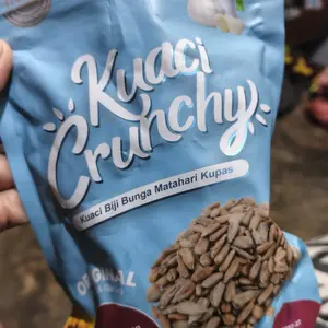 Findeli Kuaci Crunchy 100 gr, Kuaci Biji Bunga Matahari Panggang Kupas Tanpa Kulit, Roasted Sunflower Seeds
