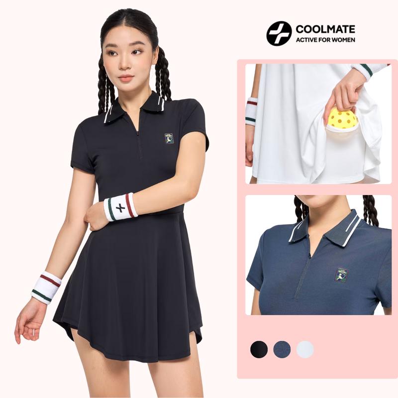 Váy Polo thể thao đa năng Pickleball/Tennis Dink Shot nhẹ, co giãn, thoáng khí mặc đi làm đi chơi năng động thoải mái - Coolmate Active For Women