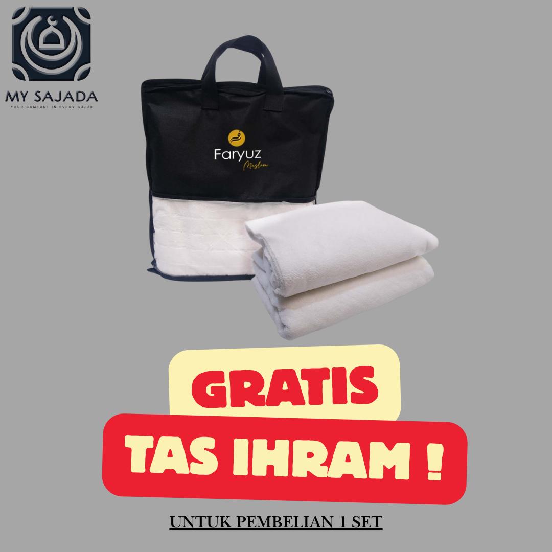 Kain Ihram Pria Premium – Tebal & Tidak Menerawang Bahan Cotton Kain Ihram Pria Premium – Tebal & Tidak Menerawang Bahan Cotton