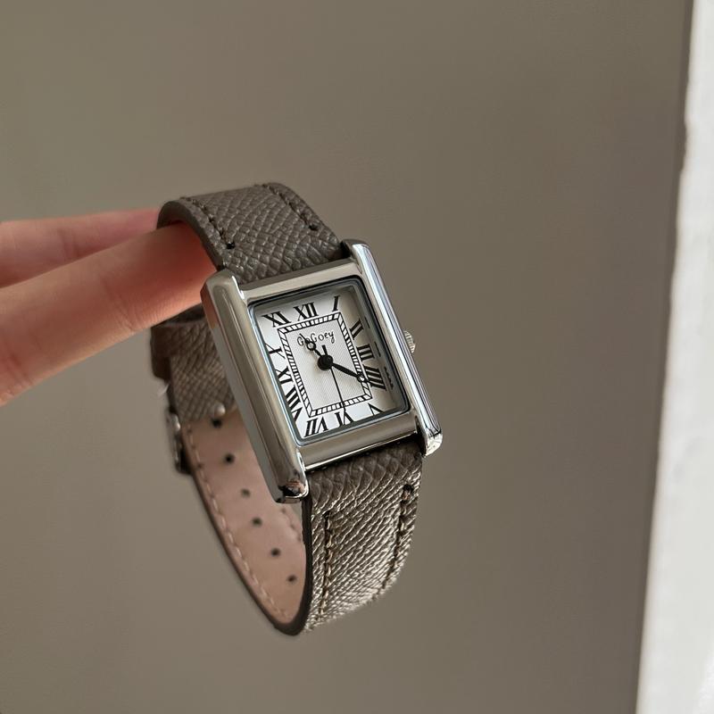 Đồng hồ nữ dây đeo hình vuông phong cách retro cổ điển độc đáo, thiết kế tối giản, phong cách INS thanh lịch, đồng hồ thạch anh nhẹ và phù hợp để sử dụng hàng ngày.