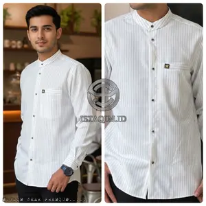 ISTAQIM - {Stok terkahir} Kemko Firdaus salur kemeja pria lengan panjang dewasa baju taqwa muslim katun semi wal terbaru 2026