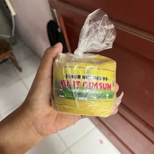 Diameter 9 / 8 / 7 cm  Kulit Dimsum Janur Kuning 99 (JK99) Kuning
