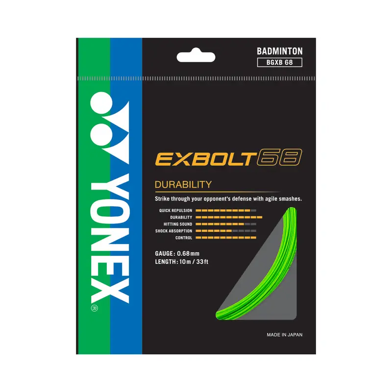 Yonex Badminton String EXBOLT 68 1