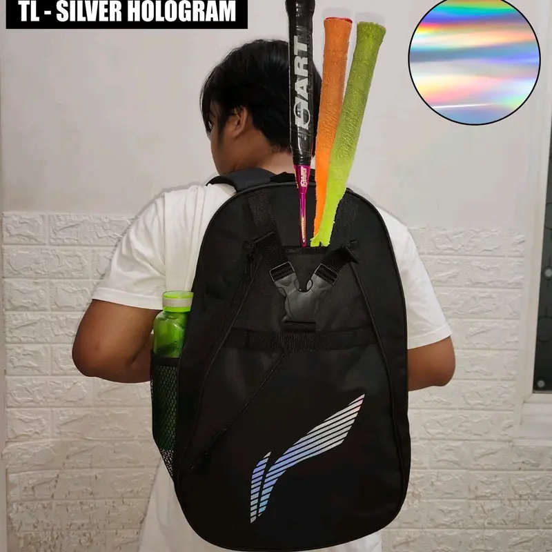 Tas Ransel Badminton dengan Tempat Raket dan Botol Air Minum 3