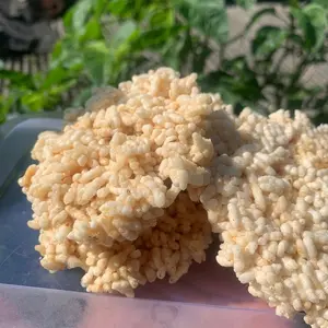 Rengginang mentah Rasa terasi udang Ebi Original Gurih ukuran Besar