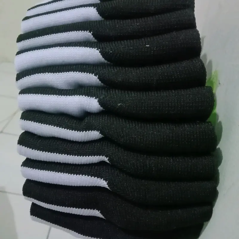 3 pasang kaos kaki SMP hitam putih kaos kaki sekolah kaos kaki pramuka bahan spandex PE tebal Nyaman Panjang Keren Unisex Pria 2