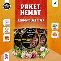 Gambar Rendang Gadih - Paket 3 pcs Rendang Daging Sapi Iris @ 250 g - 3 pcs Spicy dari RENDANG GADIH Kota Payakumbuh 1 Tokopedia