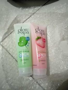 Product Review of [BUY1 GET1] Shinzui Glow Spa Exfoliating Gel 130 ml | Cica / Ichigo / Honey | Mengangkat Sel Kulit Mati from e**i 1